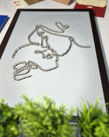 Hand made Screw art, Mother love screw Art For Living Hall Wall 60x40 cm