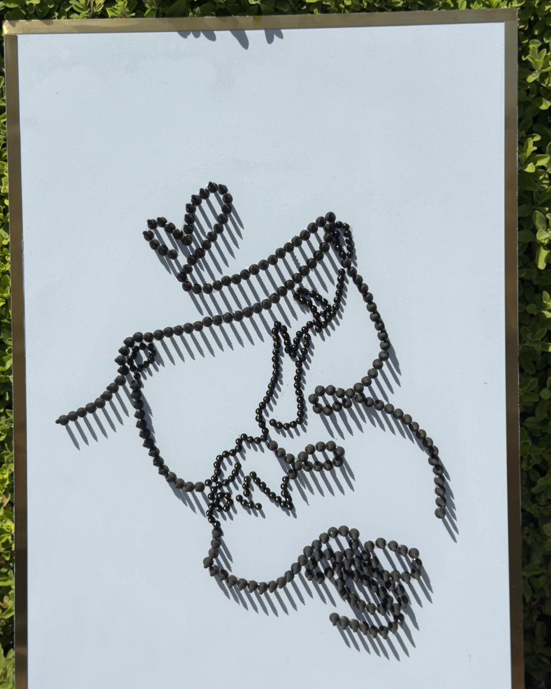 Hand made Screw art, Mother love screw Art For Wall Decor
