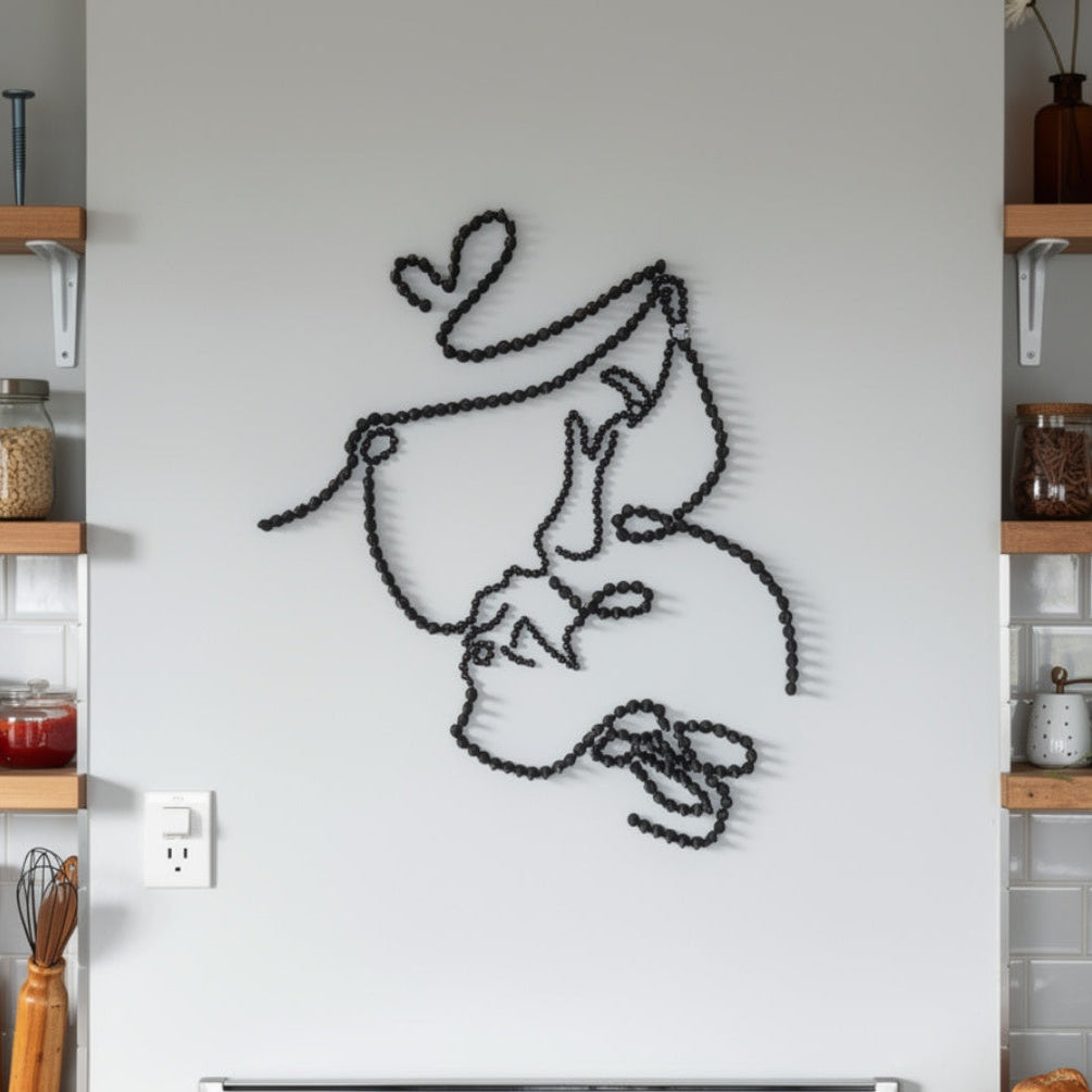 Hand made Screw art, Mother love screw Art For Wall Decor