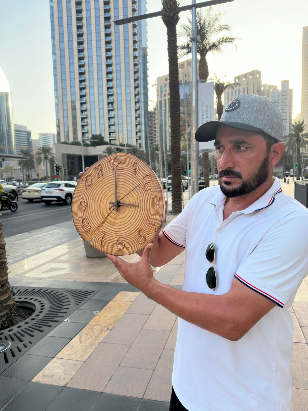 Handmade Pine Wooden Wall Clock For Wall Decor