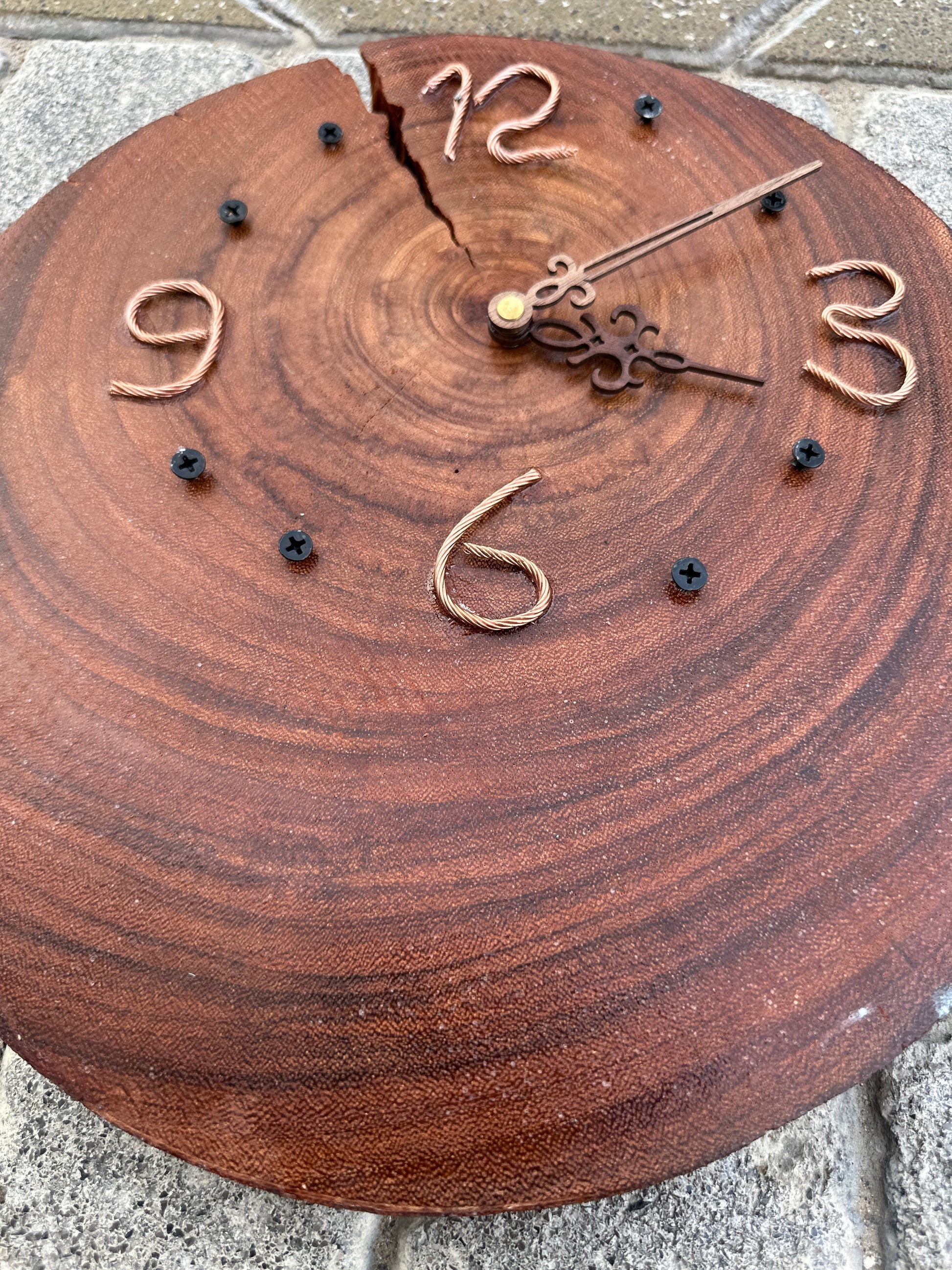 Hand Made Hard Wooden Wall Clcok