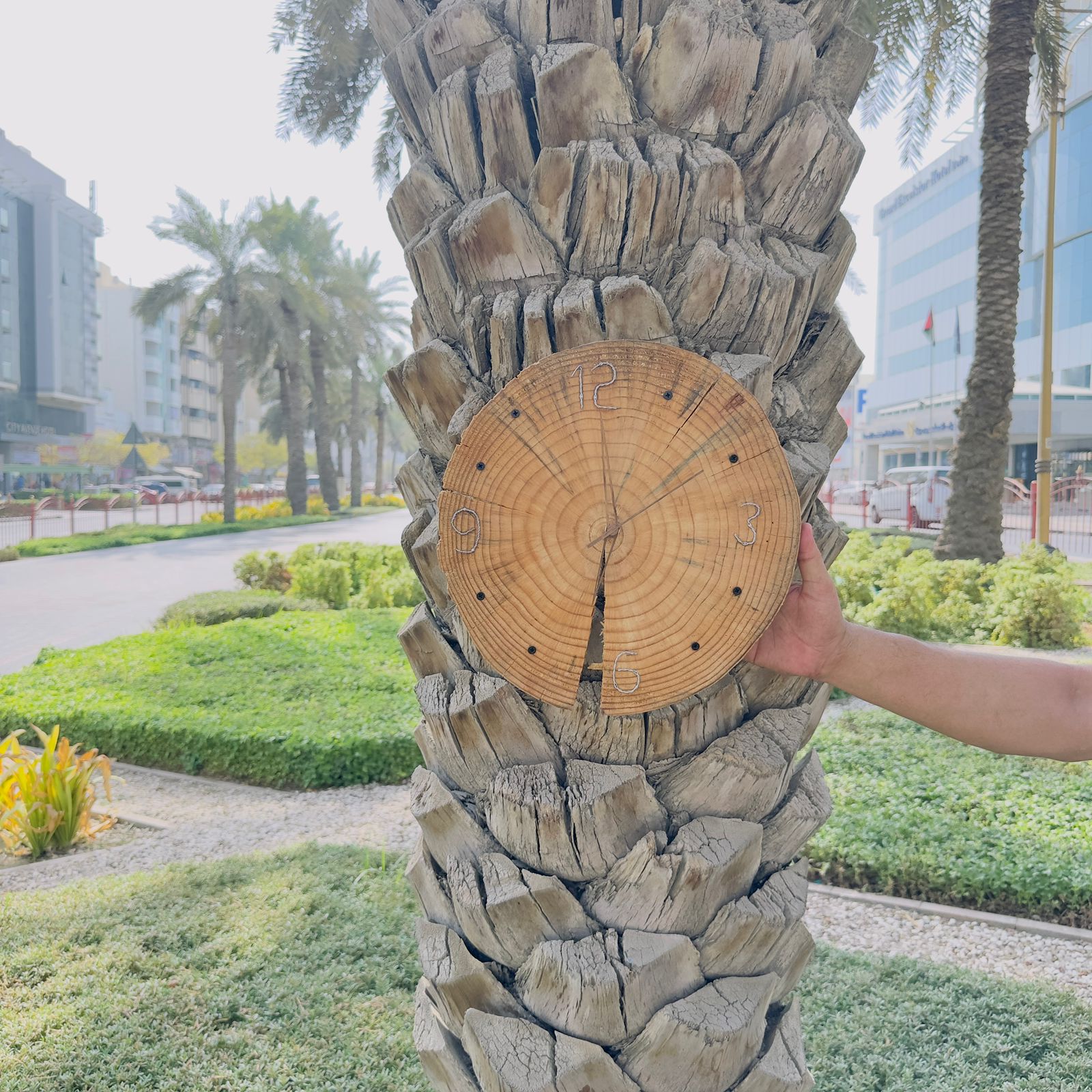 Rustic Handmade Wooden Wall Clock Home Office and Living Area Decor