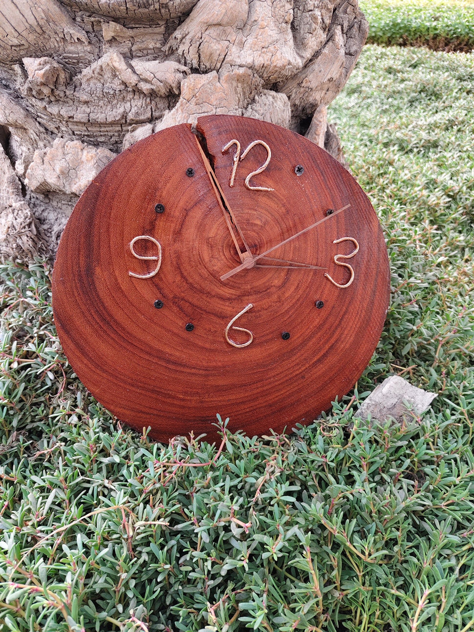 Hand Made Hard Wooden Wall Clcok