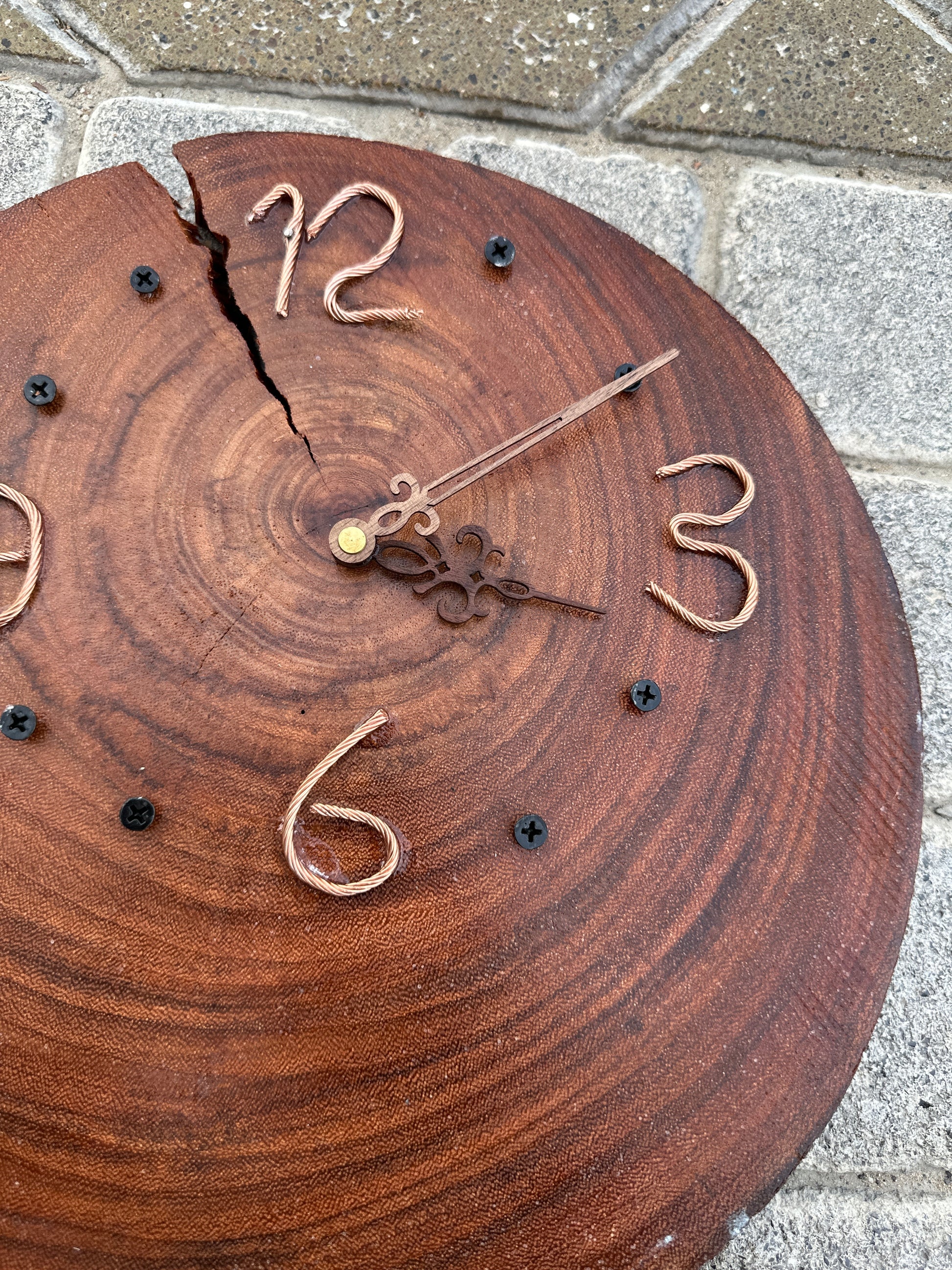 Hand Made Hard Wooden Wall Clcok